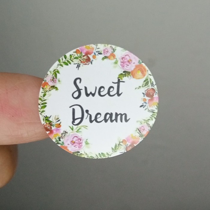 

MAOSTORE STIKER SWEET DREAM WHITE FLOWER STIKER BUNGA PUTIH SRW12