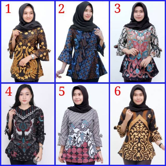 Atasan Batik Dolby Dolbi Dobby Doby Tenun Sutra Tulis Halus Katun Atbm Baron ,sarombit Atasan