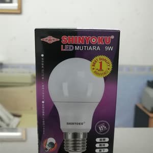 Lampu Led Shinyoku Mutiara 9 Watt Garansi 1 Tahun / Lampu Shinyoku 9w / Lampu Bohlam 9 Watt