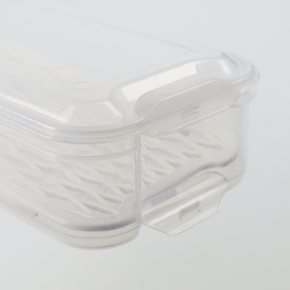 【GOGOMART】Kotak Kontainer Makanan Kulkas Dengan Lubang  Pembuangan Air / Kitchen Storage Food Box with Drain Hole - SW805