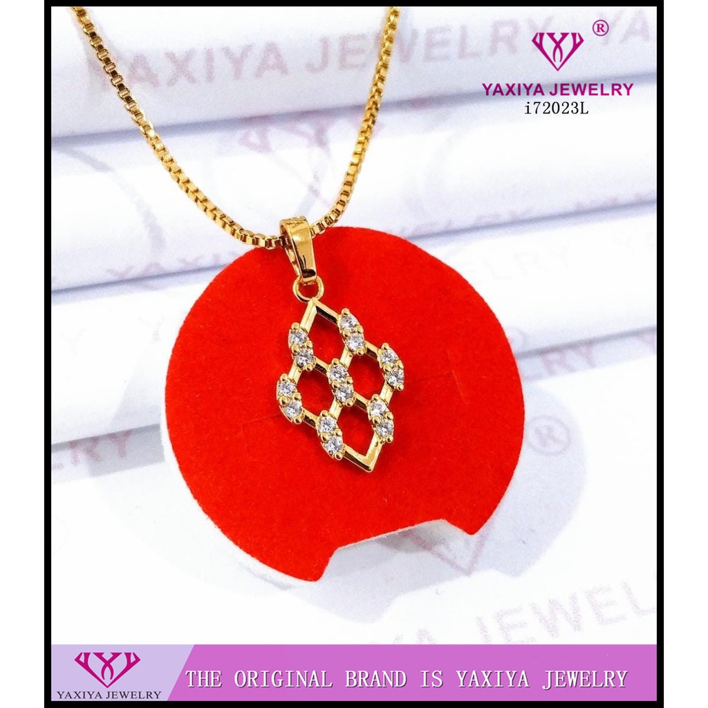 

Liontin Permata Perhiasan imitasi Gold 18k Yaxiya Jewelry i72023L