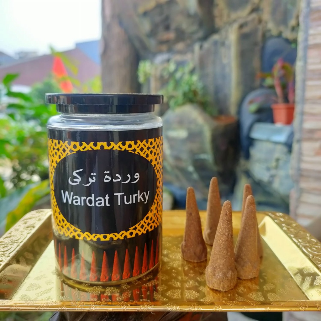 Bukhur Wardat Turki Aroma Sangat Kuat Buhur Berkulitas/ Buhur / Dupa / Buhur Kerucut / isi 20 Pcs