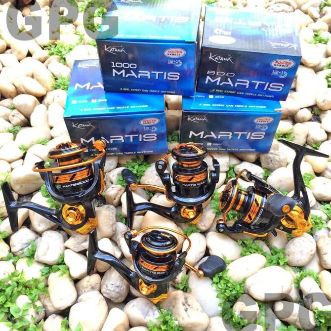 Dijual Reel Katana Martis 3000 ( Power Handel ) 13 Bearing Terlaris