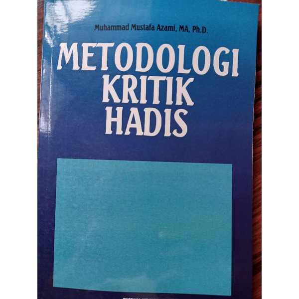 Jual Buku Metodologi Kritik Hadis Shopee Indonesia 2646