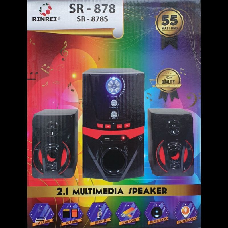 Speaker Bluetooth Rinrei SR878S Radio