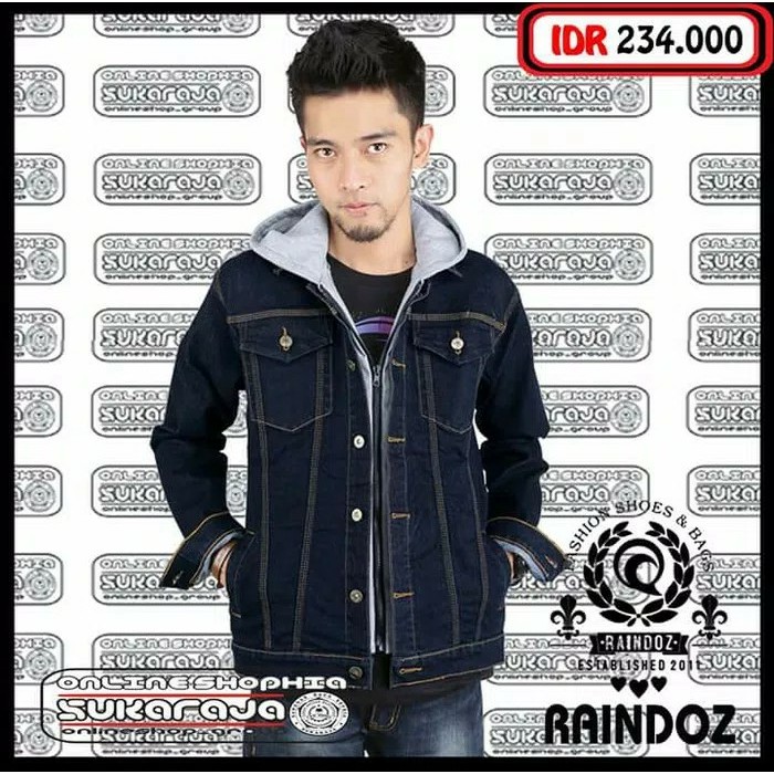 Jaket Denim Pria Murah Jacket Levis Jeket Jeans Hoodie Casual Formal PROMO