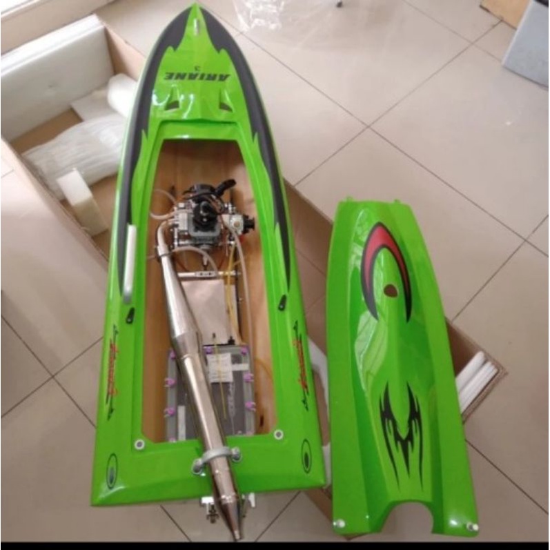 TFL Ariane V3 26cc Rc Boat V hull Kapal RC