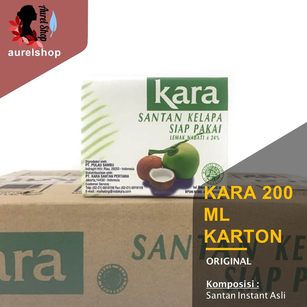 

KARA Santan Instan 200 ml x 10 pcs Kemasan Karton