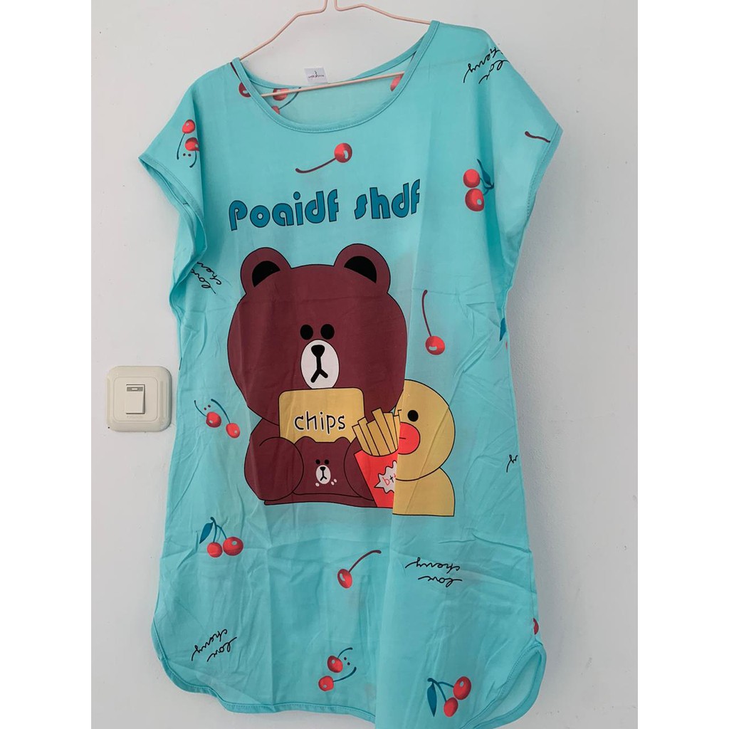 Gobra ♕ PW061 Part 2 Baju Tidur Wanita Piyama Motif Kartun Lucu Pakaian Wanita Daster Variasi Import-No 35