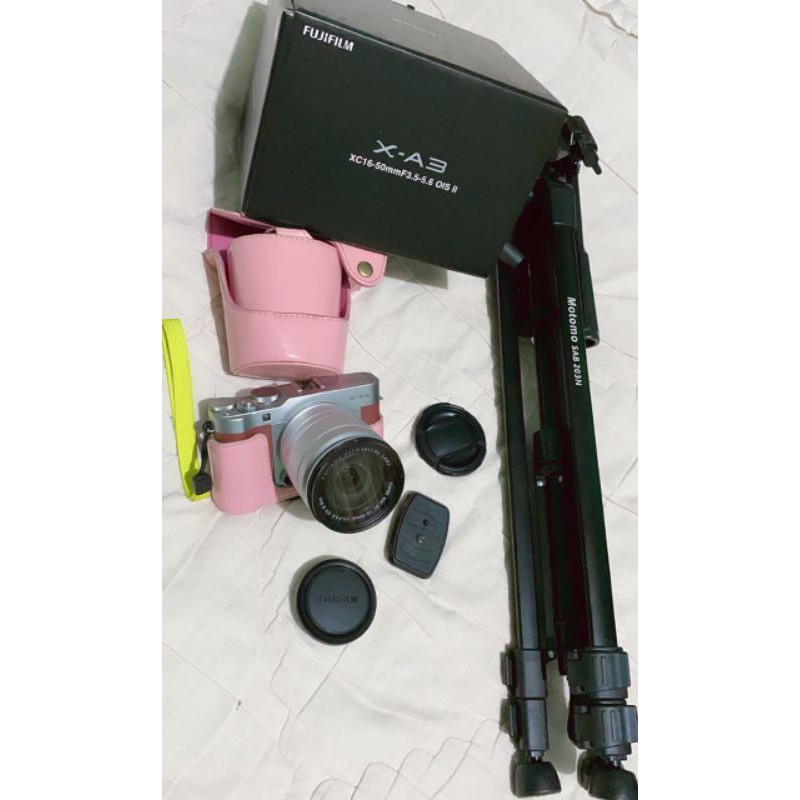 KAMERA Fuji Film XA3+tripod Motomo SAB 203N