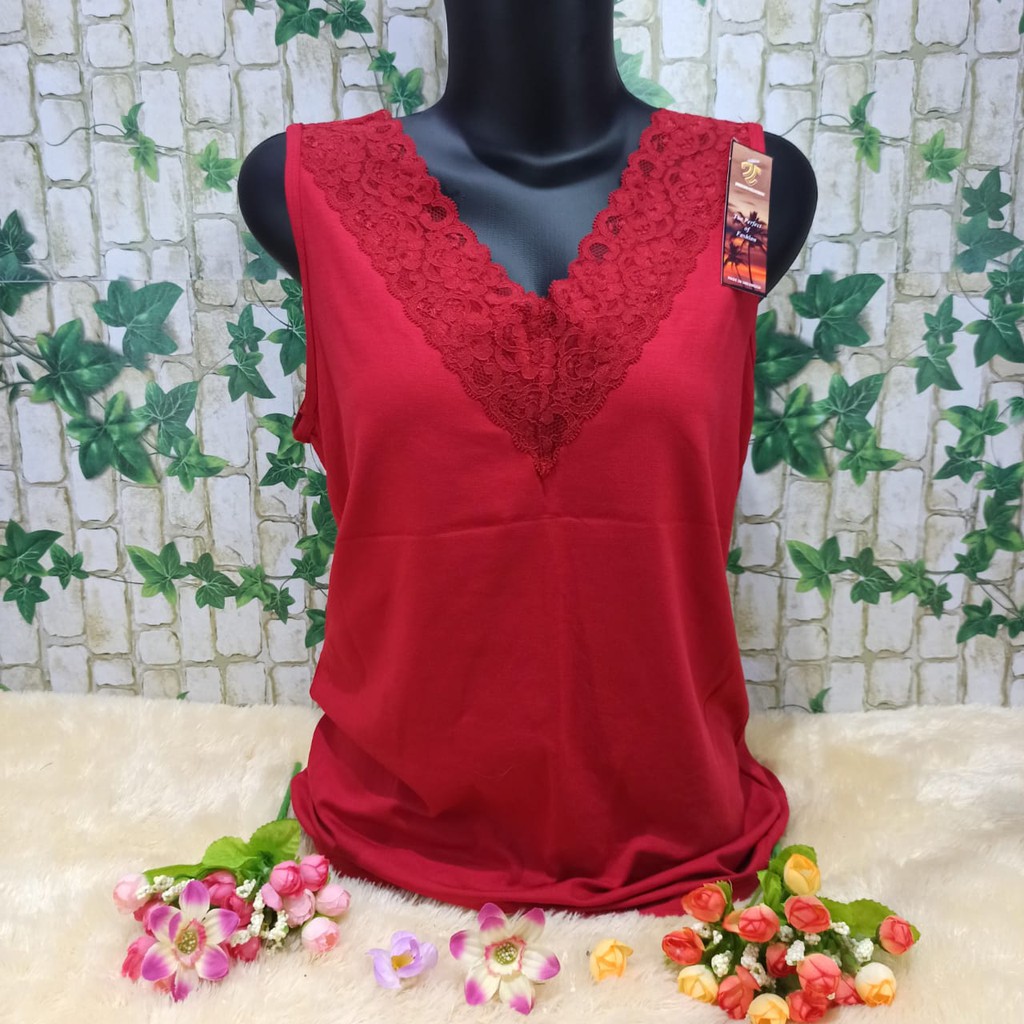 Tanktop/Singlet Jumbo XXL Renda V-2