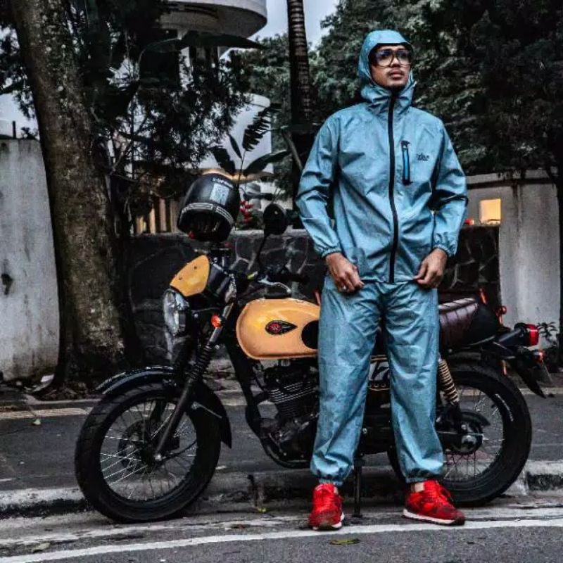 TRIPLE OUTDOOR RAINGUARD 1 set - Jas Hujan Ultralight - Jas Hujan stelan