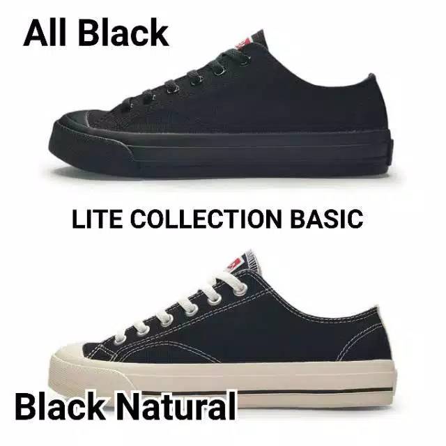 Sepatu Ventela basic black & basic lite