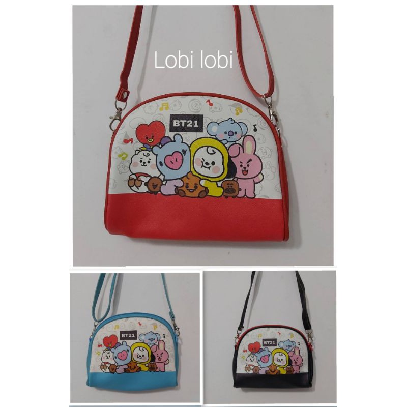 Tas selempang anak BT21 BTS bangtan army