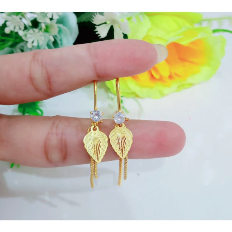 ANTING DESI JURAY PERMATA SATU AKSESORIS LAPIS EMAS 24K