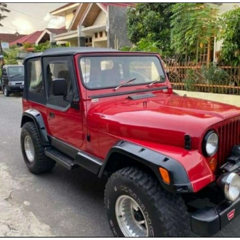 OVER FENDER CJ7 model baut sein kupat Hitam