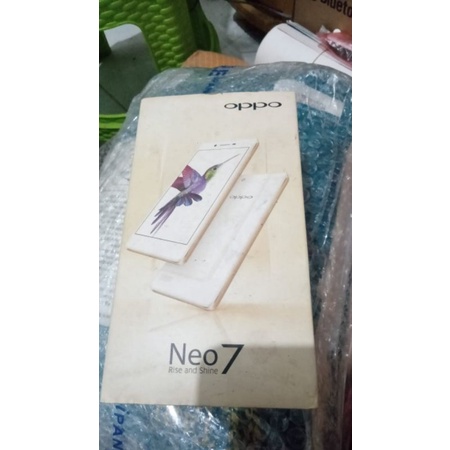 kardus hp bekas Oppo Neo 7