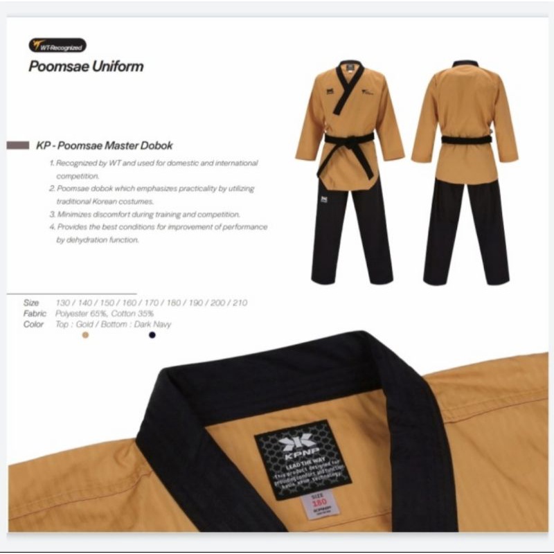 Dobok Poomsae Master Uniform PRO ATHLETE High KPNP Korea