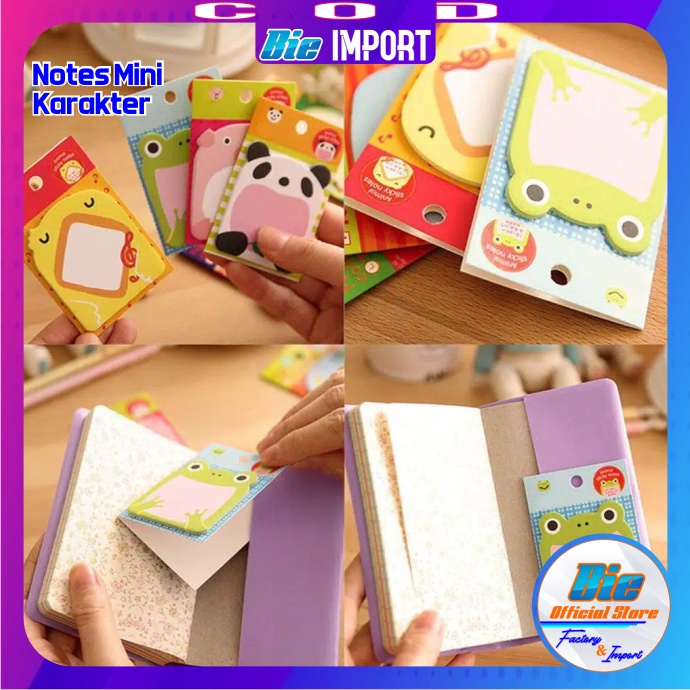 Memo Notes Karakter Mini Impor Best Seller