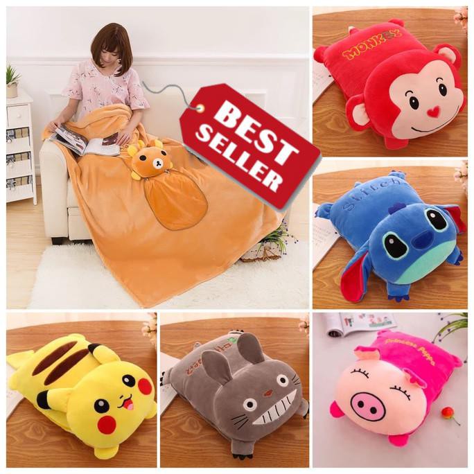 Balmut Bantal Selimut Karakter Doraemon Anak Laki Laki Perempuan
