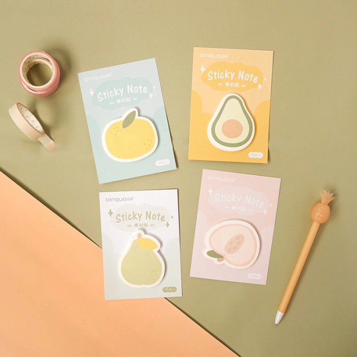 

Little Fruit Shape Sticky Notes Murah [INSHOP]
