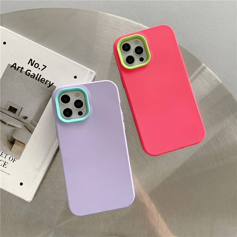 Case Pelindung Bahan Silikon Anti Jatuh Untuk Iphone 13 11 12 Pro Max 7 8 Plus X Xs Max Xr Se 2020