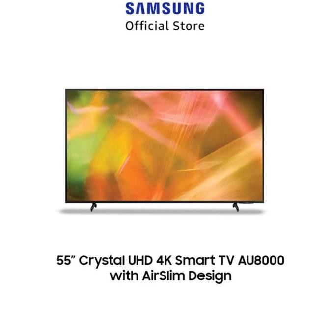 Samsung 55au8000 55 Au8000 Crystal Uhd 4k Smart Tv 2021 Ua55au8000 Shopee Indonesia