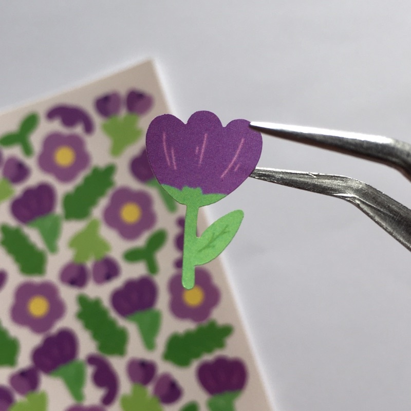 eystudios - Flower Deco Sticker For Journaling / Polcos (Kisscut)