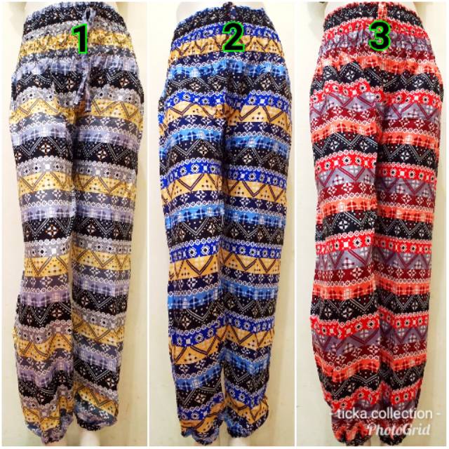  celana  aladin panjang motif etnik  Shopee Indonesia