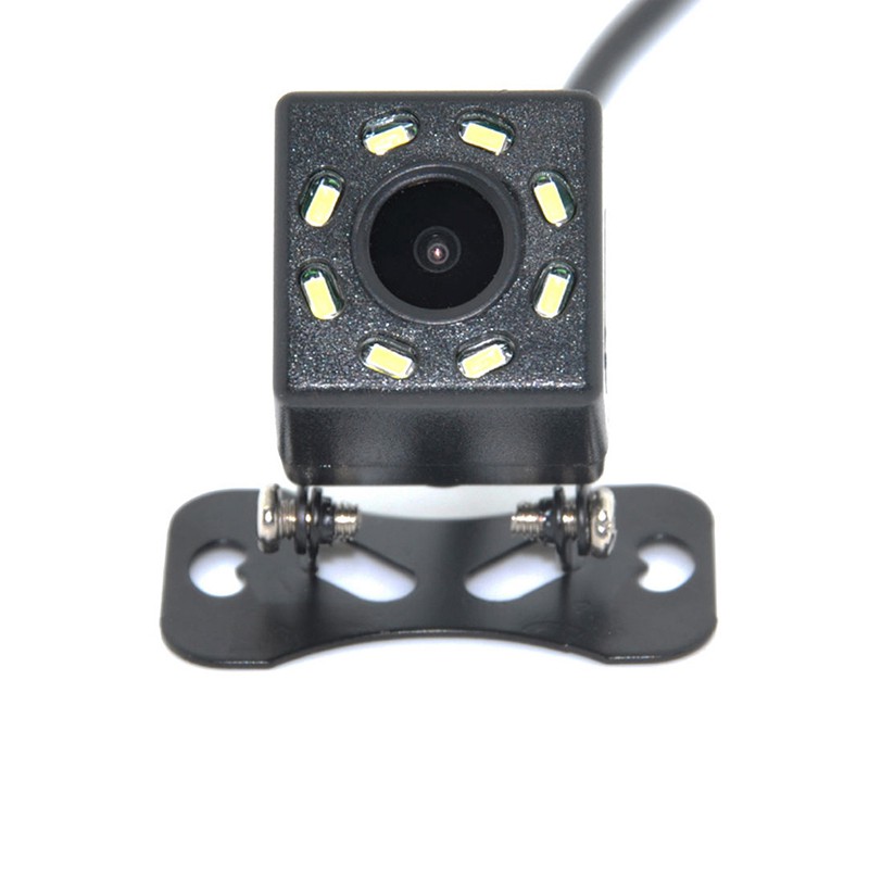 Kamera Belakang Mobil Car Rearview Camera 8 LED Nightvision - S8 - Black - OMRSE8BK