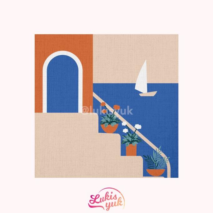 

Diskon DIY Painting Kit - Cities Series - Paint by Numbers Kit - by LukisYuk Diskon