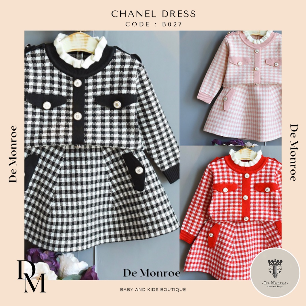 De Monroe Baby and Kids Fashion Clothes Baju Dress pakaian Anak Perempuan Cantik Premium Quality dan Berbahan Lembut import untuk Anak Cewek jumper romper