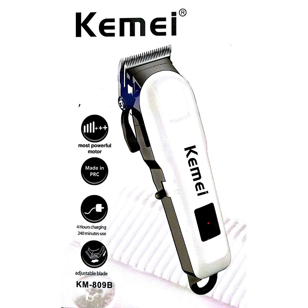 ALAT CUKUR KEMEI KM-809 B RAMBUT RECHARGEABLE HAIR CLIPPER