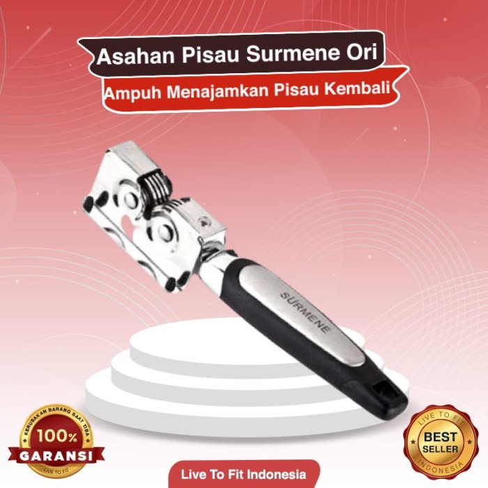 Asahan Pisau Surmene / Knife Grinder / Knife sharpener stainless Ori