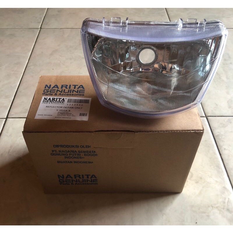 REFLEKTOR LAMPU DEPAN REFLECTOR DEPAN VEGA R FIZ R FIZR F1ZR F1Z R MERK NARITA GENUINE PART