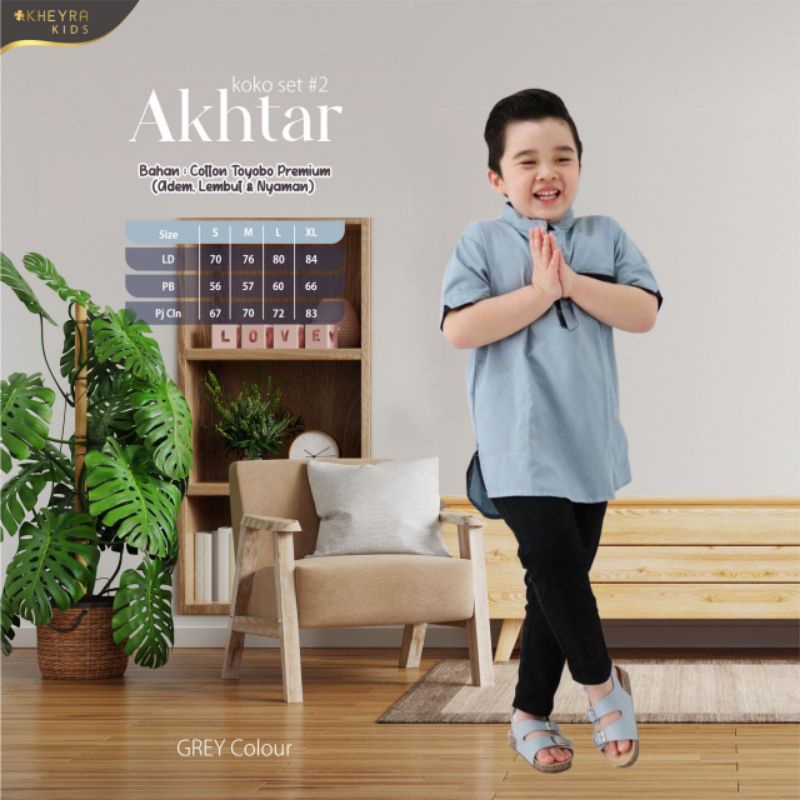AKHTAR KOKO SET/BAJU KOKO ANAK/ONE SET KIDS