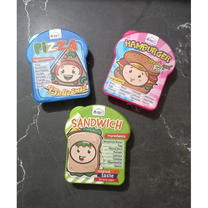 Tempat Makan Anak Model Roti Kecil Small Bread Souvenir Ulang Tahun