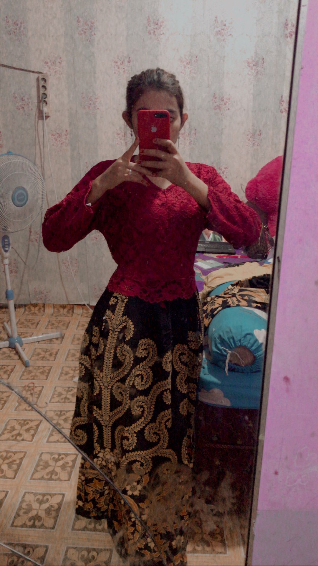 Maura Couple - Sania Ruffle Batik Couple Ori Ndoro Jowi Garansi Termurah Shopee - Batik Modern Solo