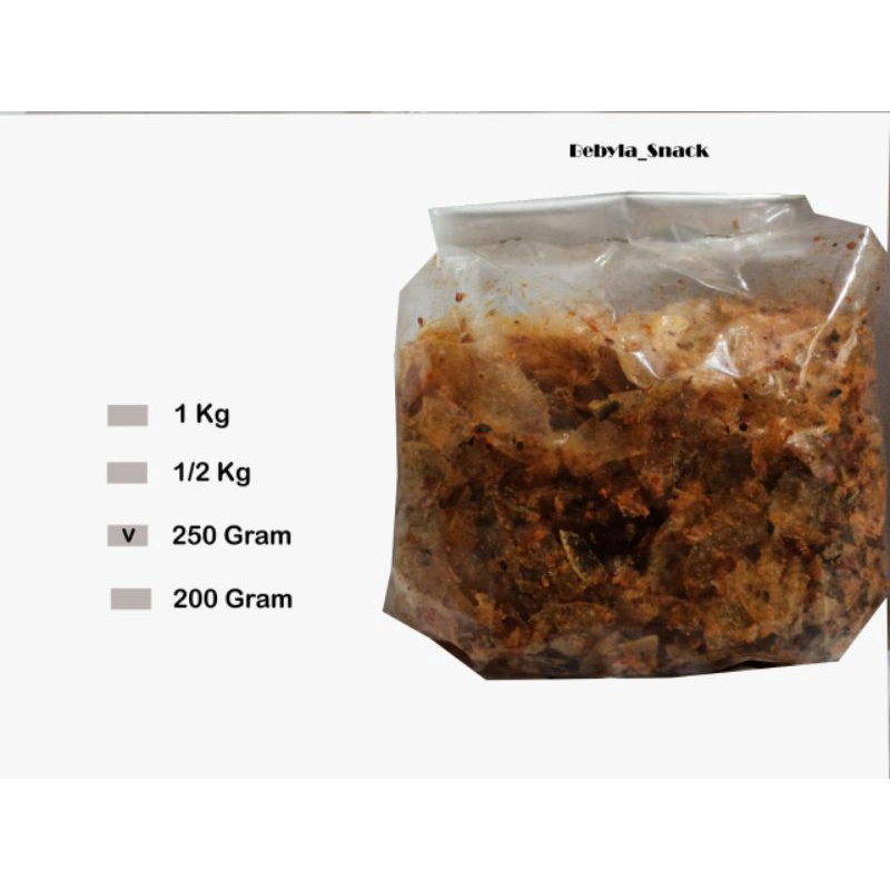 

Keripik Kaca Pedas Daun Jeruk 250 Grm
