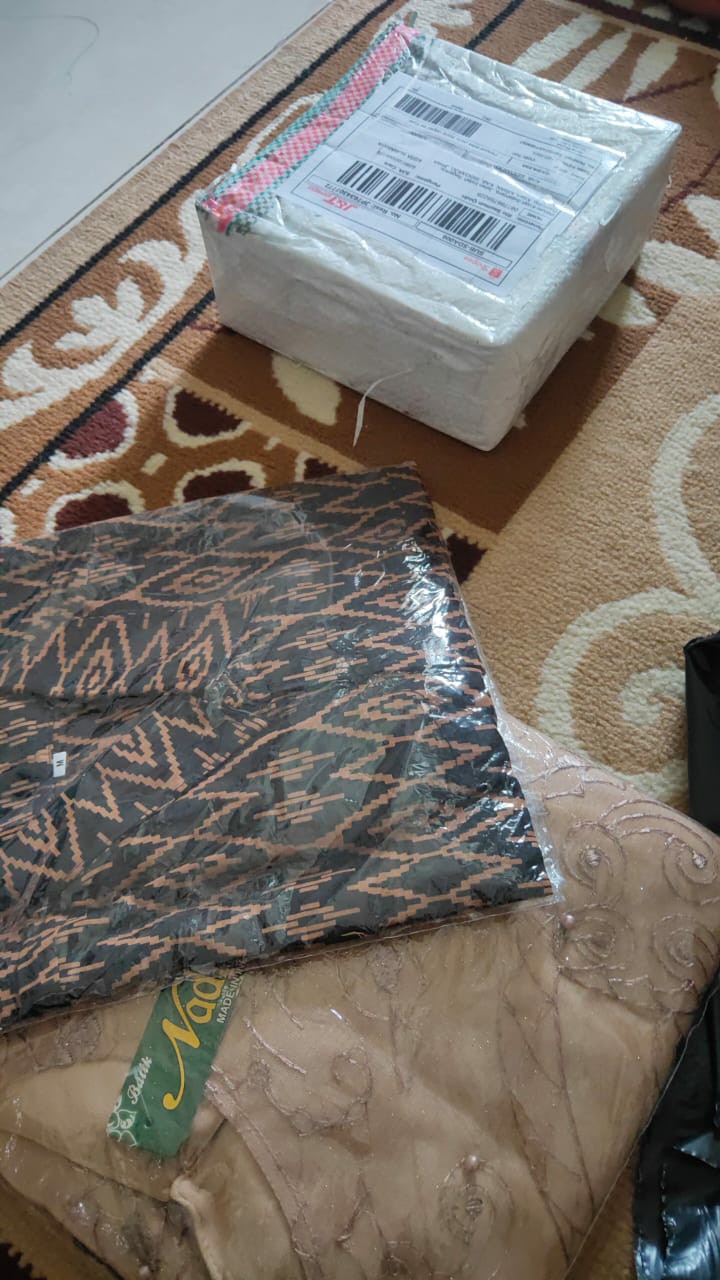 Maura Couple - Sania Ruflle Batik Couple Ori Ndoro Jowi Garansi Termurah Shopee - Modern Batik Solo