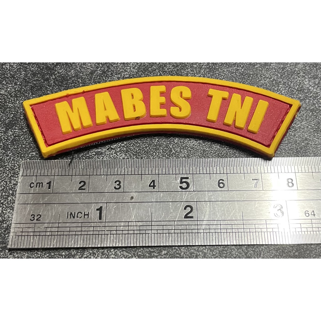 Patch Mabes TNI (Lgkg) - Patch Velcro TNI - Prepetan Mabes TNI- Velcro