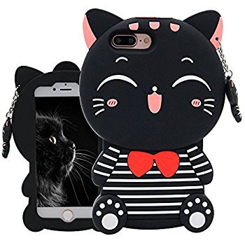 Silicon 3D Kitten Strip For  VIVO V9  Y83  silikon tebal karakter lucu / case anak anak warna biru / pelindung hp