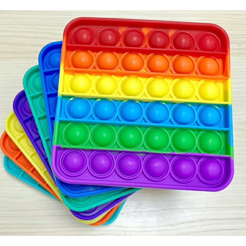 Mainan Anak Pop It  (Rainbow) Toy Anti Pereda Stress-3
