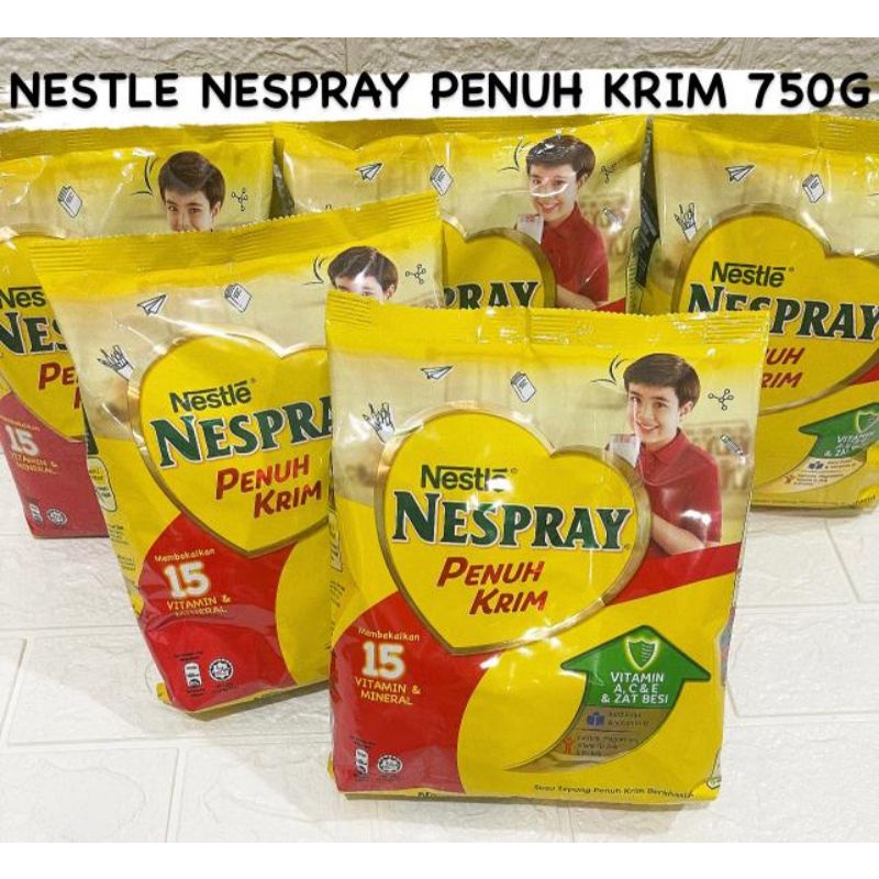 SUSU BUBUK NESTLE NESPRAY PENUH KRIM FULL CREAM MALAYSIA 750 Gr
