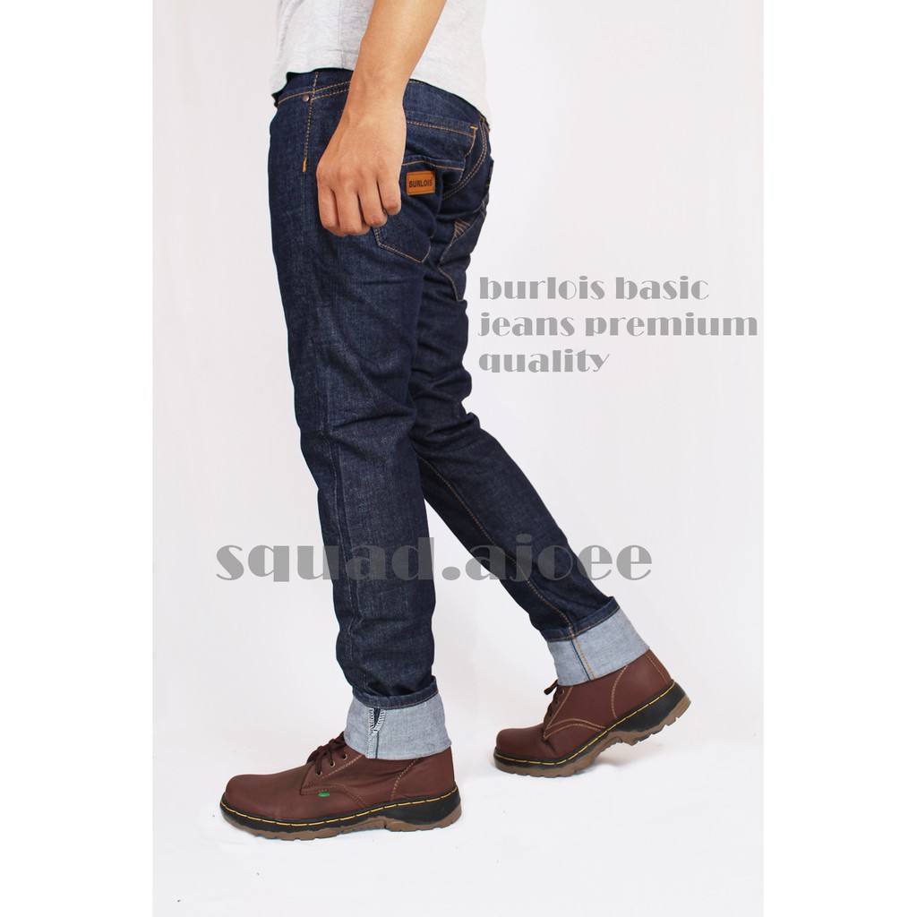 OBRAL /CELANA JEANS PRIA REGULER  / CELANA BASIC /BURLOIS  /SQUAD