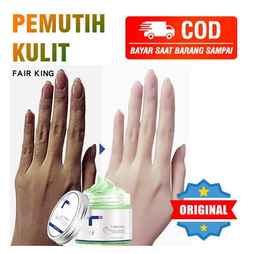 Jual pemutih kulit pelembab kulit produk original fair king viral