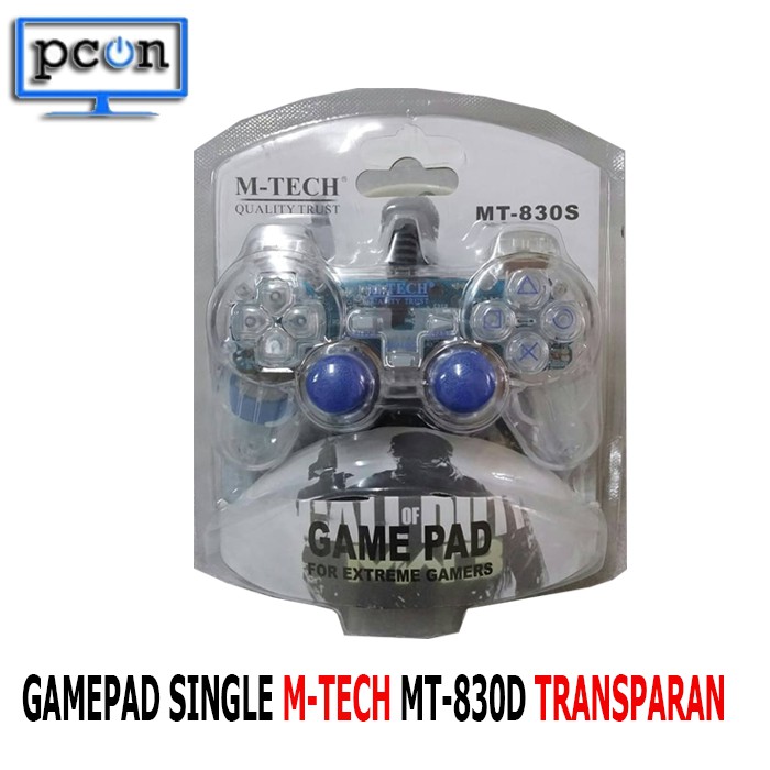 Gamepad Single Stik M-TECH  Transparan MT-830S