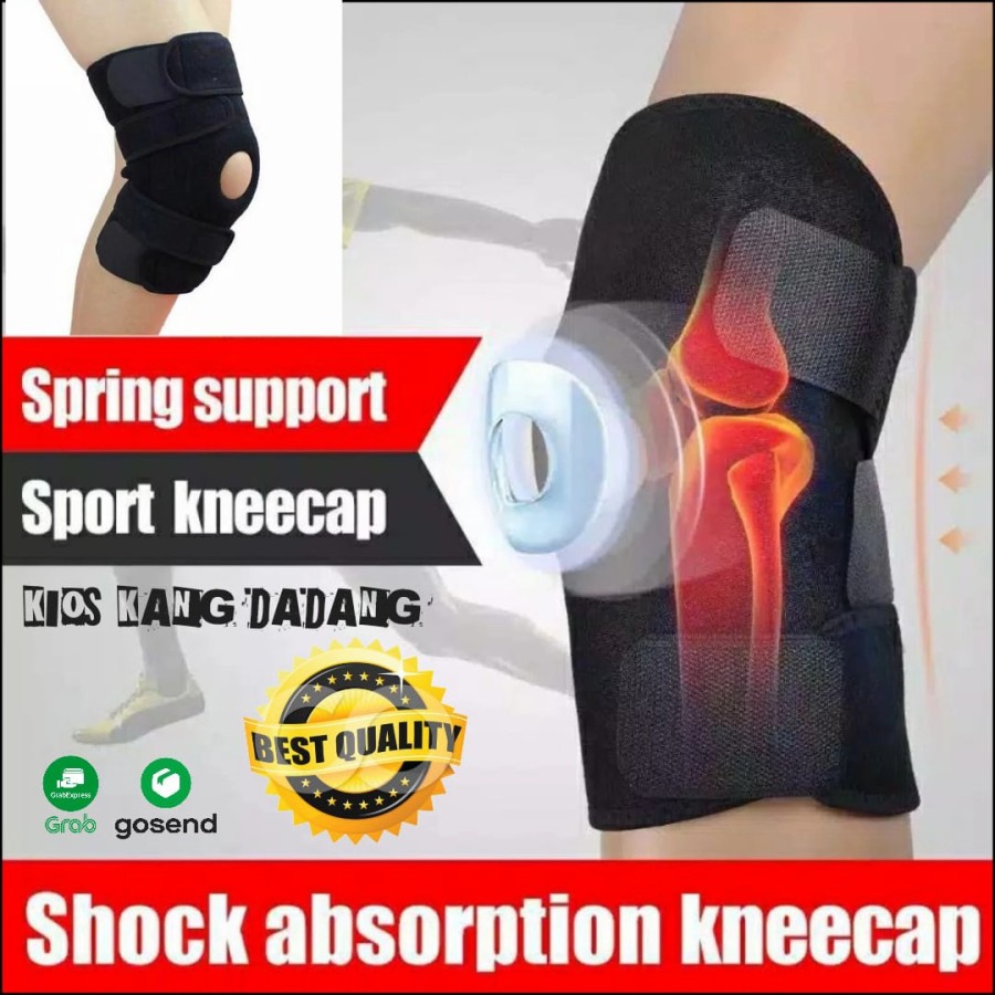 DEKER PELINDUNG LUTUT KNEE SUPPORT KNEE PAD PATELLA TERBUKA  Deker Lutut Kesehatan PENYANGGA LUTUT