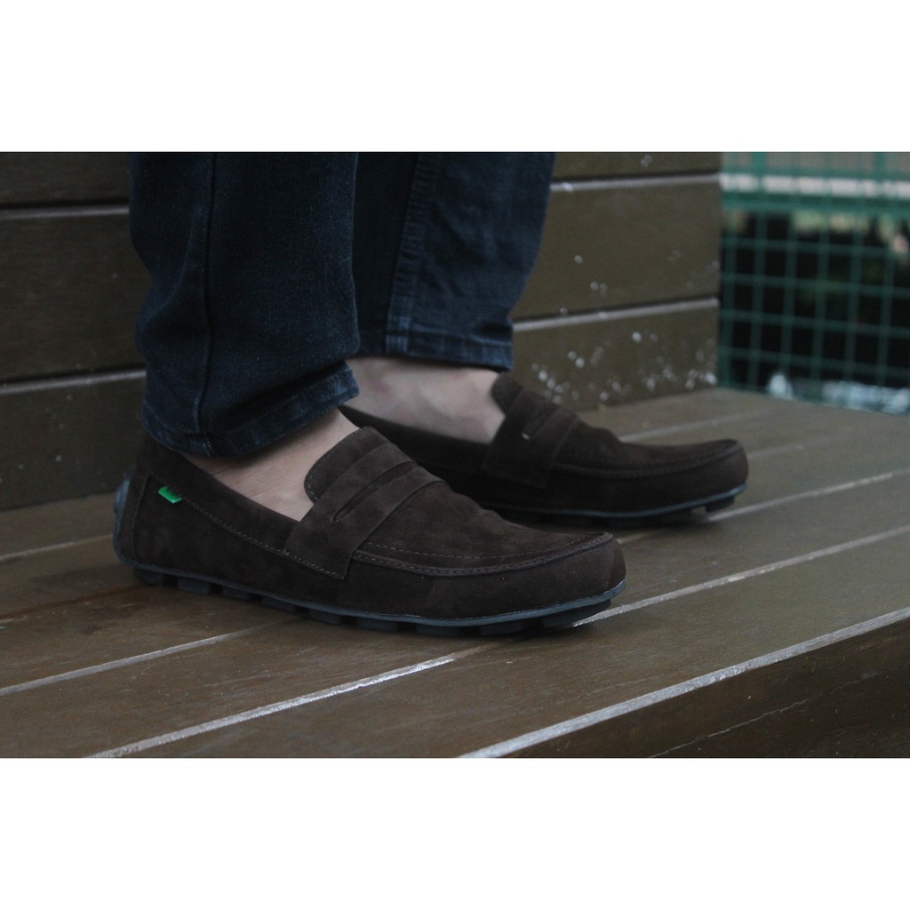 KICK TONE 01 BLACK SLIP ON PRIA KASUAL BS157 BS158 BS159 BS160 BS161 BS16 Slip On Pria Hitam