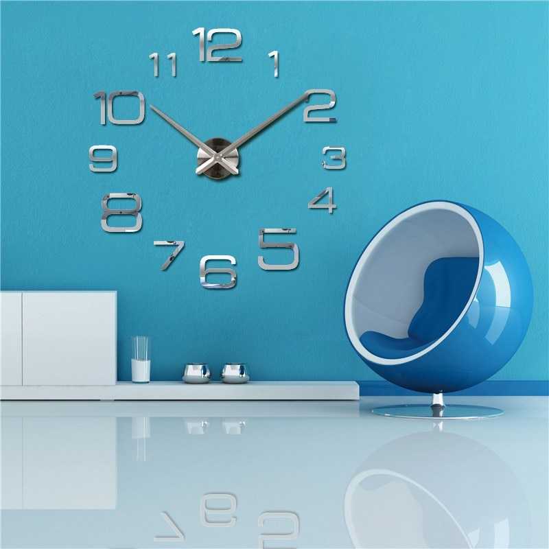 Jam Dinding Besar DIY Giant Wall Clock 90cm Model Numeral - DIY-108